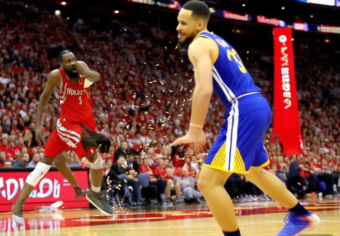 火星碰撞巅峰对决：火箭勇士季后赛激战回顾(图2)